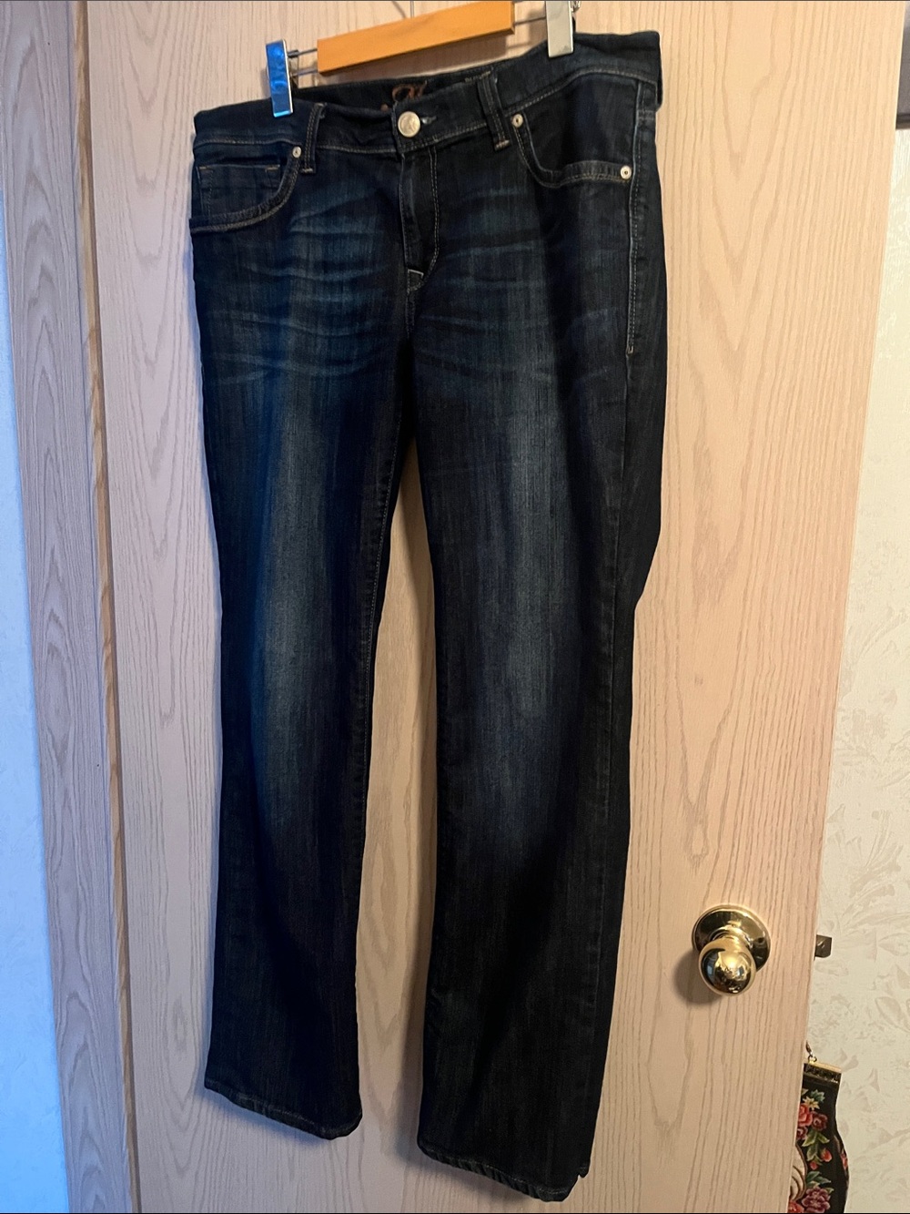 Mavi Dark Indigo Straight Leg Jeans